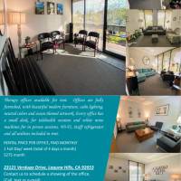 Laguna Hills New Therapy Offices For Rent 